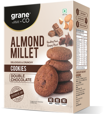 Almond Millet Cookies - Double Chocolate