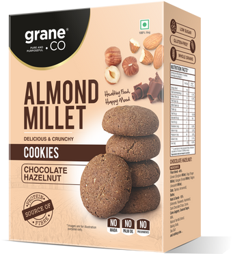 Almond Millet Cookies - Chocolate Hazelnut