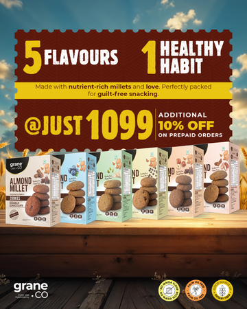 5 in 1 Combo Almond Millet Cookies (Super Saver)