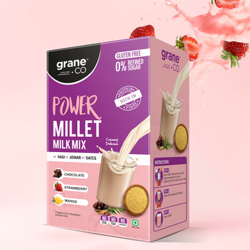 Strawberry Millet Milk Mix (3 Sachets)