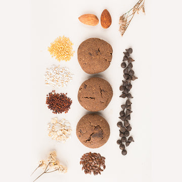 Almond Millet Cookies - Chocolate Chip