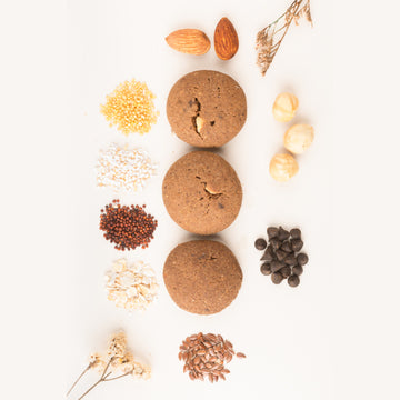 Almond Millet Cookies - Chocolate Hazelnut